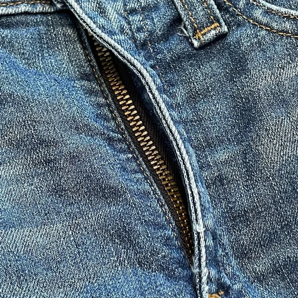 J. Crew High Rise Denim Cuffed Shorts Size 24